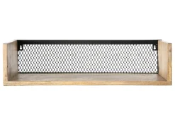 Sale Miliboo Estantería de pared industrial mango y metal 60 cm RACK