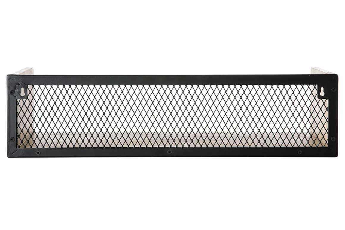 Sale Miliboo Estantería de pared industrial mango y metal 60 cm RACK