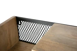 Sale Miliboo Estantería de pared industrial mango y metal 90 cm RACK