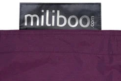 Outlet Miliboo Funda de puff gigante ciruela BIG MILIBAG
