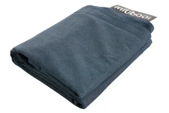 Flash Sale Miliboo Funda de puff gigante en algodón azul jean BIG MILIBAG