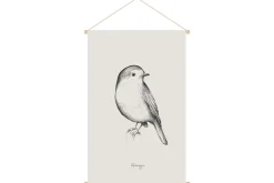 Online Miliboo Kakemono con estampado de pájaro 40 x 60 cm MELODY