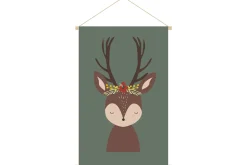 Store Miliboo Kakemono infantil con ilustración de ciervo 40 x 60 cm LOVELY