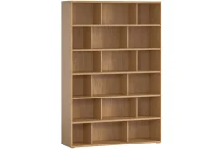 Discount Miliboo Librería de diseño acabado roble 140 cm EPURE