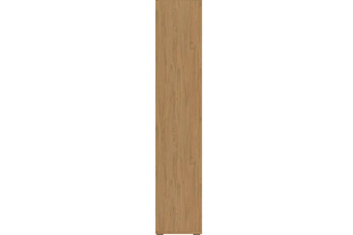 Discount Miliboo Librería de diseño acabado roble 140 cm EPURE