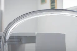 Shop Miliboo Lote de 2 sillas diseño transparente policarbonato THALYSSE