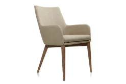 Hot Miliboo Lote de 2 sillones de diseño en poliéster beige SHANA
