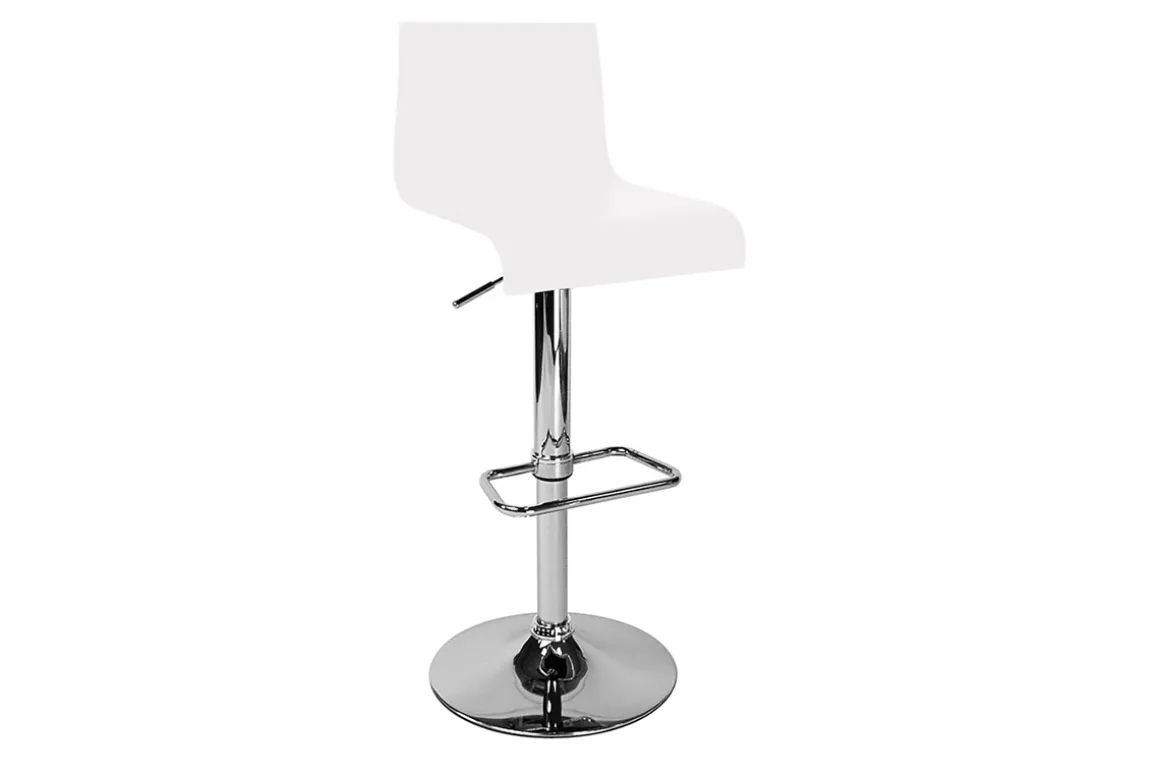 Best Sale Miliboo Lote de 2 taburetes de bar NEWSURF de color blanco