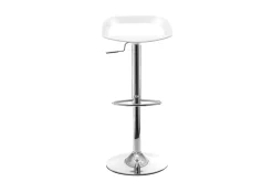 Fashion Miliboo Lote de 2 taburetes de bar diseño blanco PHENIX