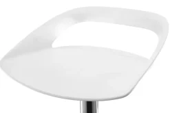 Fashion Miliboo Lote de 2 taburetes de bar diseño blanco PHENIX