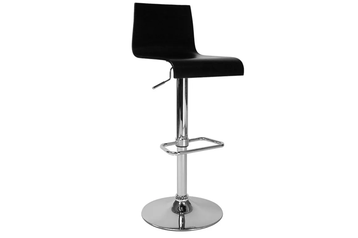 Outlet Miliboo Lote de 2 Taburetes de bar NewSurf de color negro