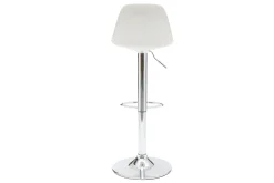 Cheap Miliboo Lote de 2 taburetes de diseño blanco y negro STEEVY