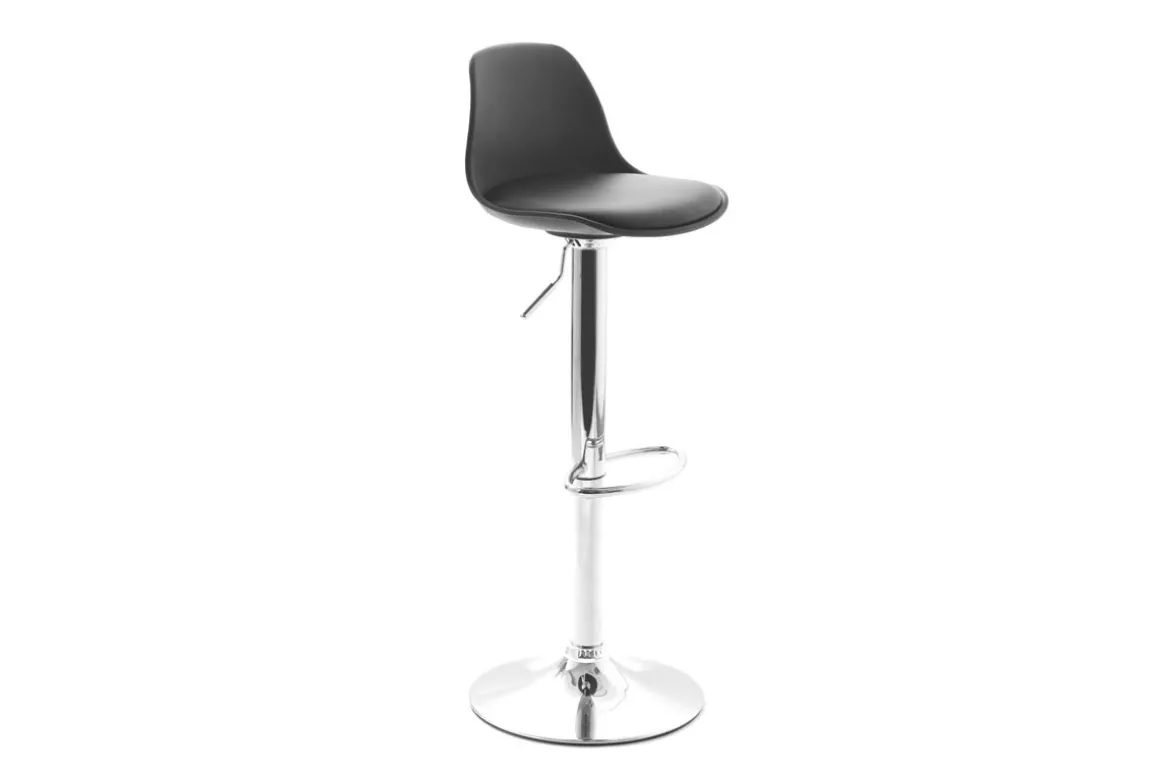 Cheap Miliboo Lote de 2 taburetes de diseño negros STEEVY