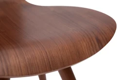 Store Miliboo Lote de dos sillas estilo escandinavo en nogal natural NORDECO