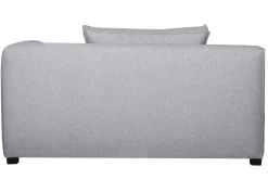 Best Miliboo Módulo de esquina derecha para sofá de tejido gris claro PLURIEL