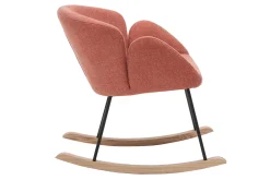 Cheap Miliboo Mecedora terciopelo terracota RHAPSODY