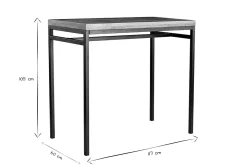 Best Sale Miliboo Mesa alta industrial en mango y metal negro YPSTER
