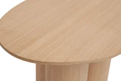 Clearance Miliboo Mesa auxiliar de madera clara HOLLEN