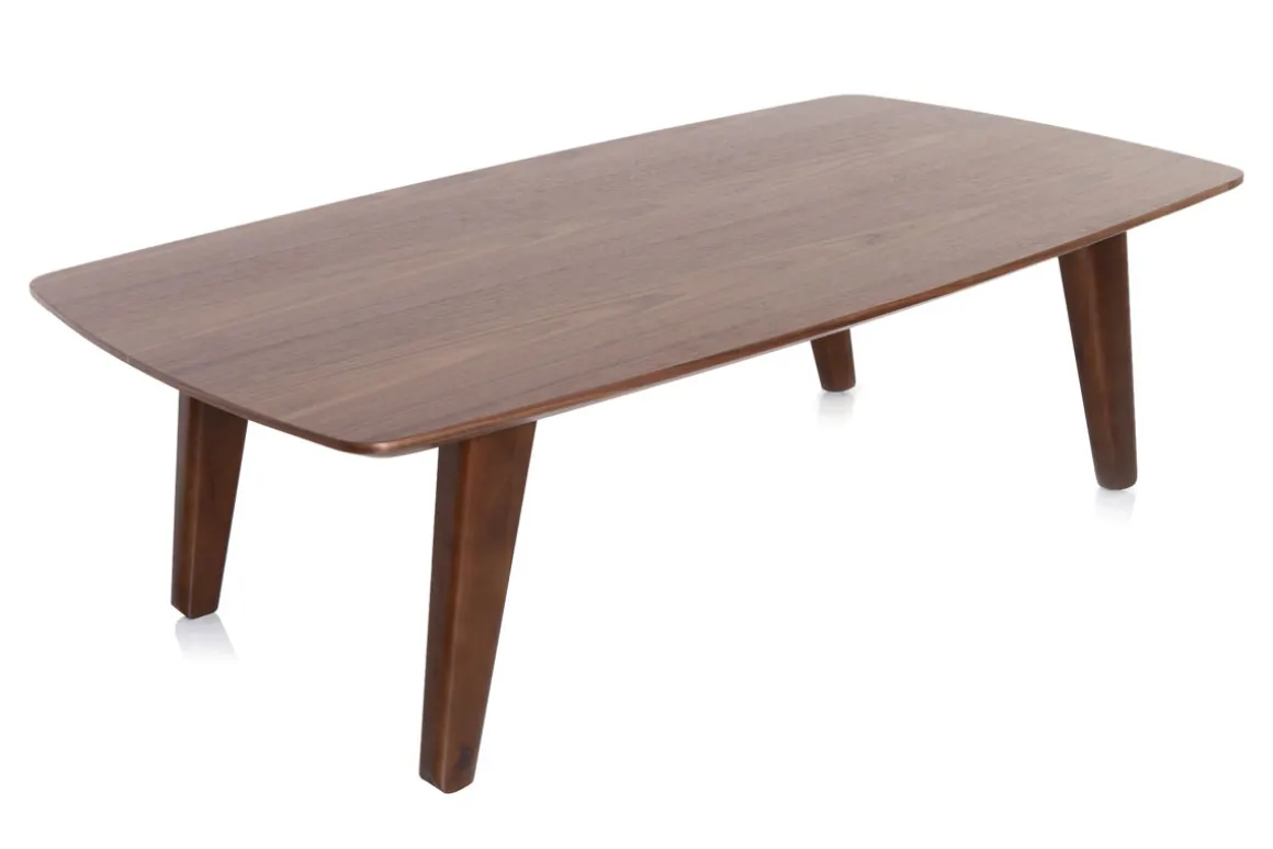 Cheap Miliboo Mesa baja diseño nogal FIFTIES