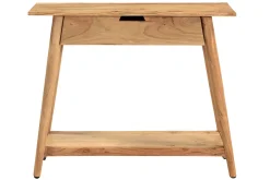 Sale Miliboo Mesa consola de acacia maciza 90 cm FRANKLIN