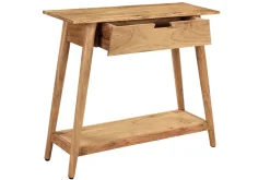 Sale Miliboo Mesa consola de acacia maciza 90 cm FRANKLIN