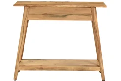 Sale Miliboo Mesa consola de acacia maciza 90 cm FRANKLIN