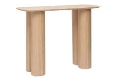 Hot Miliboo Mesa consola de diseño de madera clara 100 cm FOLEEN