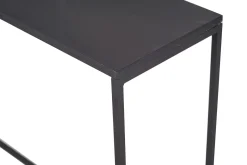 Online Miliboo Mesa consola industrial metal negro L100 cm KARL