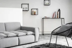 Online Miliboo Mesa consola industrial metal negro L100 cm KARL