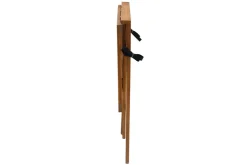 Clearance Miliboo Mesa de balcón plegable de madera maciza 80 cm CARMEN