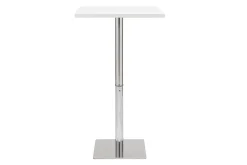 Outlet Miliboo Mesa de bar blanca cuadrada JACK