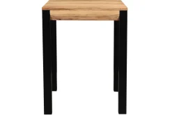 Sale Miliboo Mesa de bar extensible en acacia y metal L80-135 cm TRAP