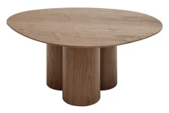 Best Sale Miliboo Mesa de centro de diseño de nogal HOLLEN