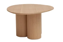 Store Miliboo Mesa de centro de diseño de madera clara HOLLEN