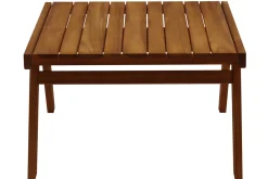 Fashion Miliboo Mesa de centro de jardín de madera maciza TIDAK