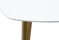 Shop Miliboo Mesa de centro diseño blanco L80 cm EKKA