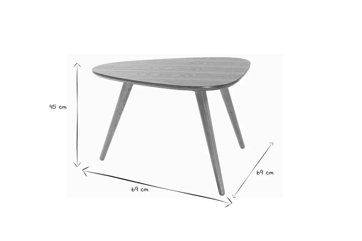 Best Sale Miliboo Mesa de centro diseño fresno ARTIK