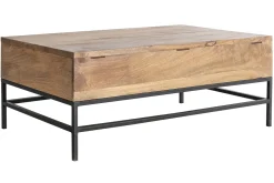 Sale Miliboo Mesa de centro elevable industrial mango y metal L110 cm YPSTER
