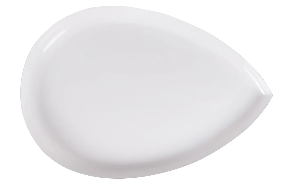 Fashion Miliboo Mesa de centro en acero lacada blanco DROP