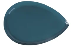 Flash Sale Miliboo Mesa de centro en acero lacado azul petróleo DROP