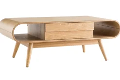 Best Sale Miliboo Mesa de centro escandinava madera natural BALTIK