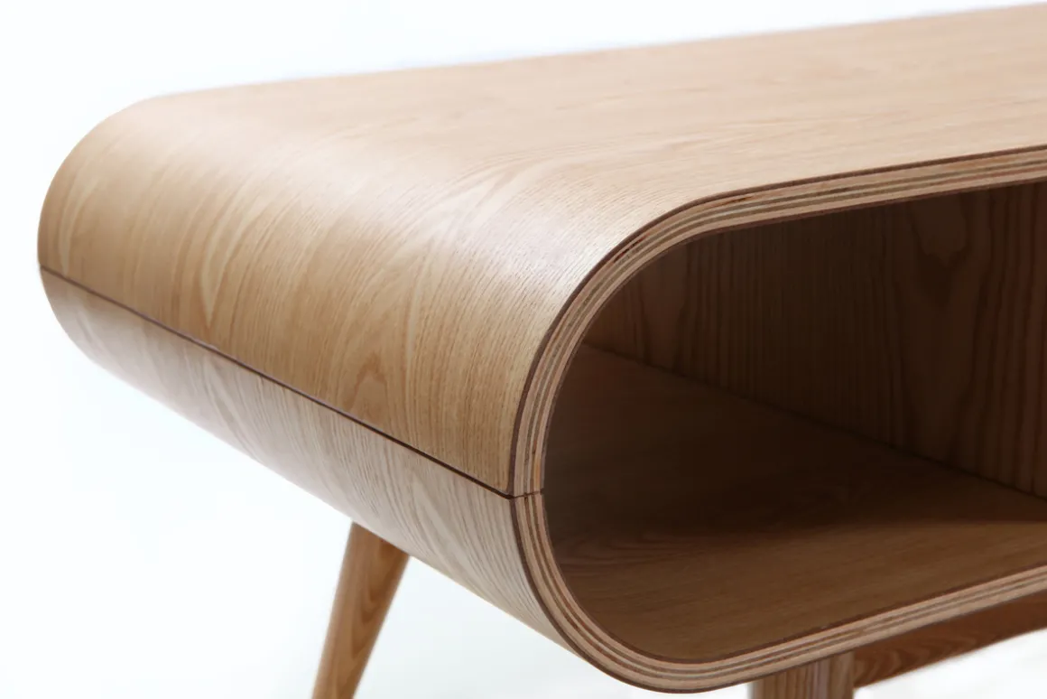 Best Sale Miliboo Mesa de centro escandinava madera natural BALTIK