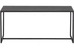 New Miliboo Mesa de centro industrial metal negro KARL