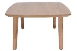 Best Sale Miliboo Mesa de centro nórdica de fresno 120 cm FIFTIES