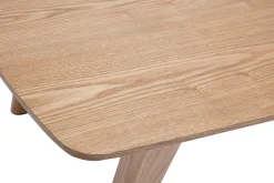 Best Sale Miliboo Mesa de centro nórdica de fresno 120 cm FIFTIES