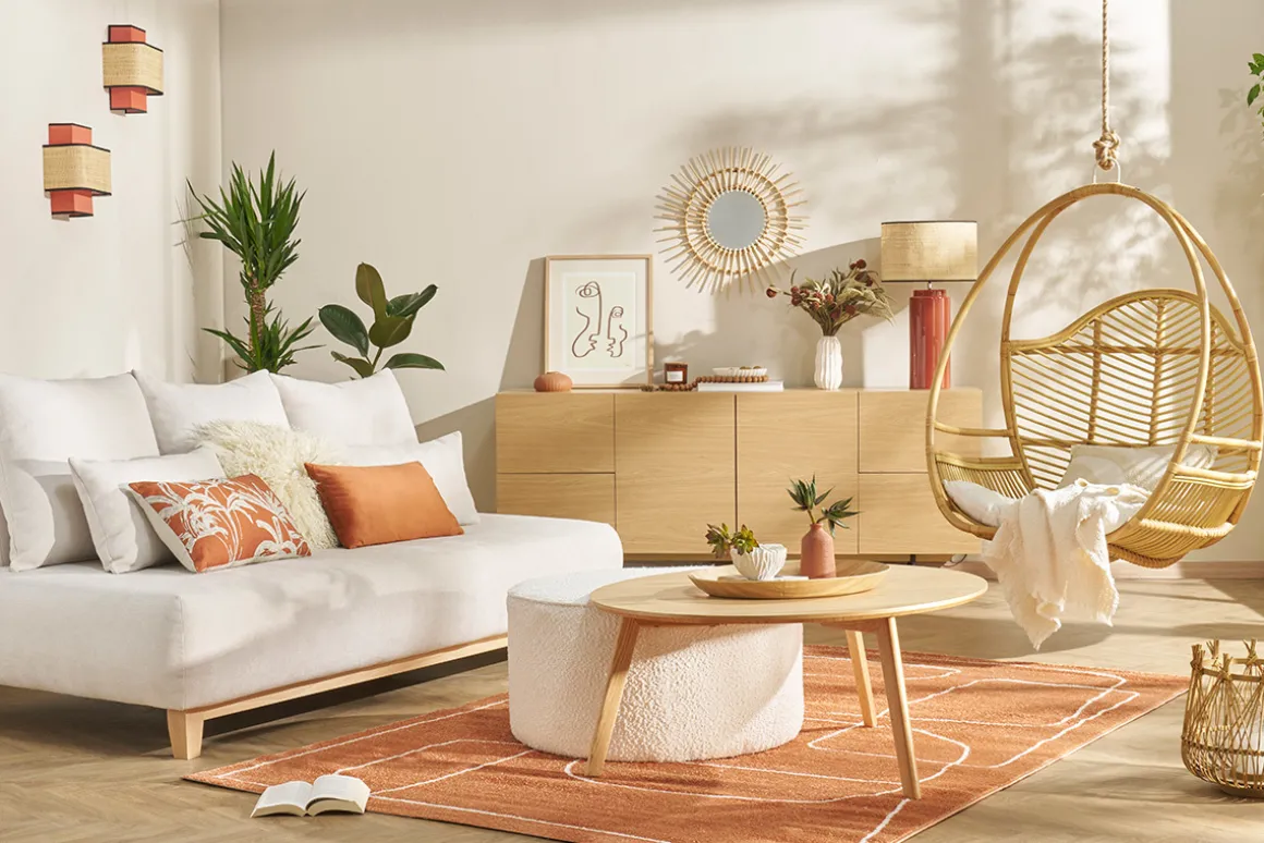 Clearance Miliboo Mesa de centro redonda diseño ORKAD