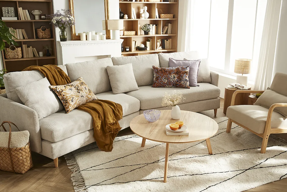 Clearance Miliboo Mesa de centro redonda diseño ORKAD