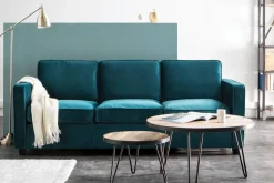 Cheap Miliboo Mesa de centro redonda diseño industrial 80x45 cm ATELIER
