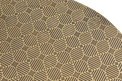 Outlet Miliboo Mesa de centro redonda en latón grabado L45 cm FLOOR