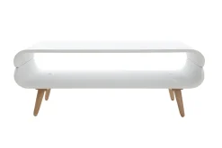 Best Sale Miliboo Mesa de centro vintage blanca TAKLA